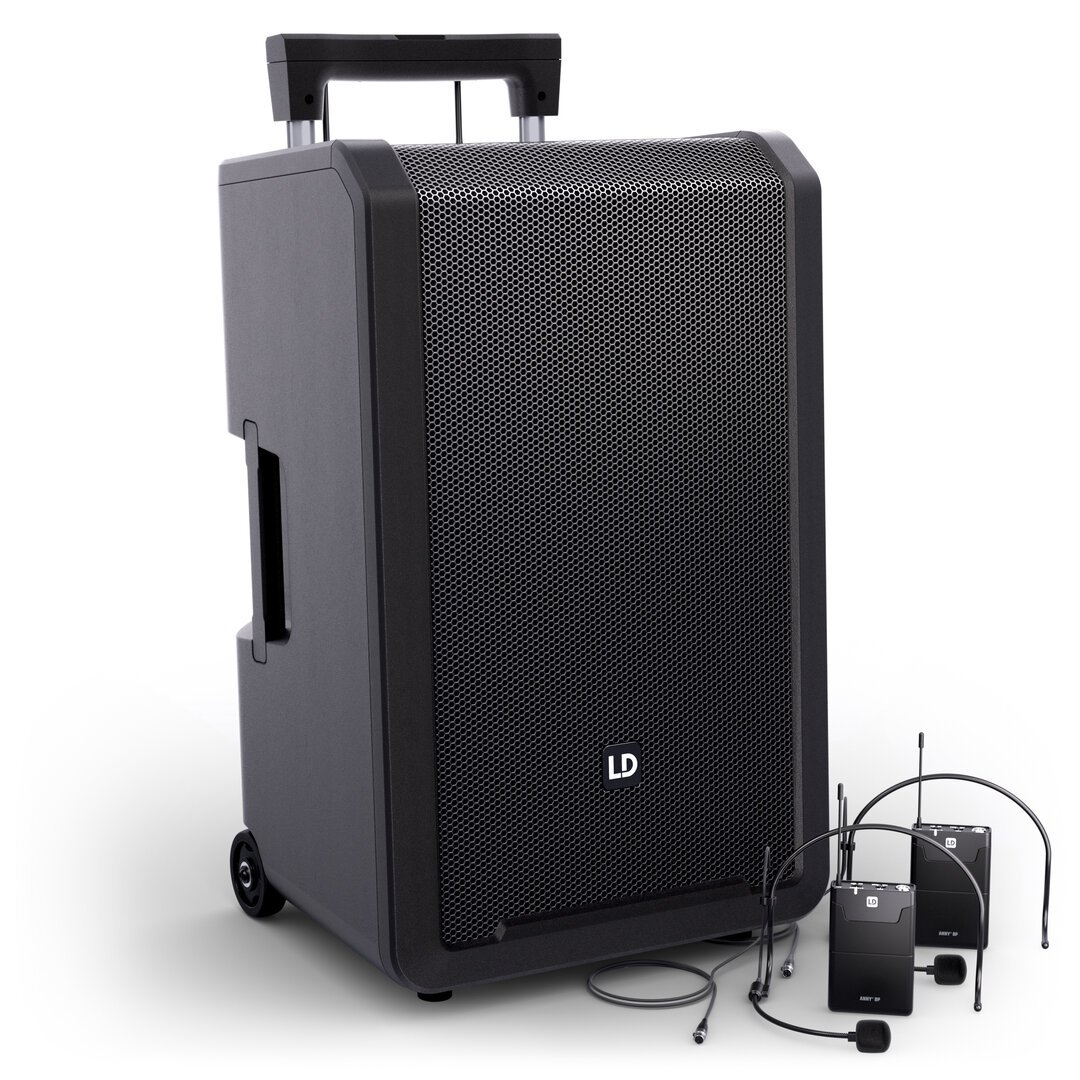 LD Systems ANNY 12 BPH2 B5 12" Mobiler Bluetooth PA-Lautsprecher mit Akkus