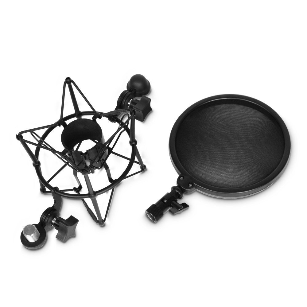 Adam Hall Stands DSM 400 Mikrofonspinne mit Pop Filter