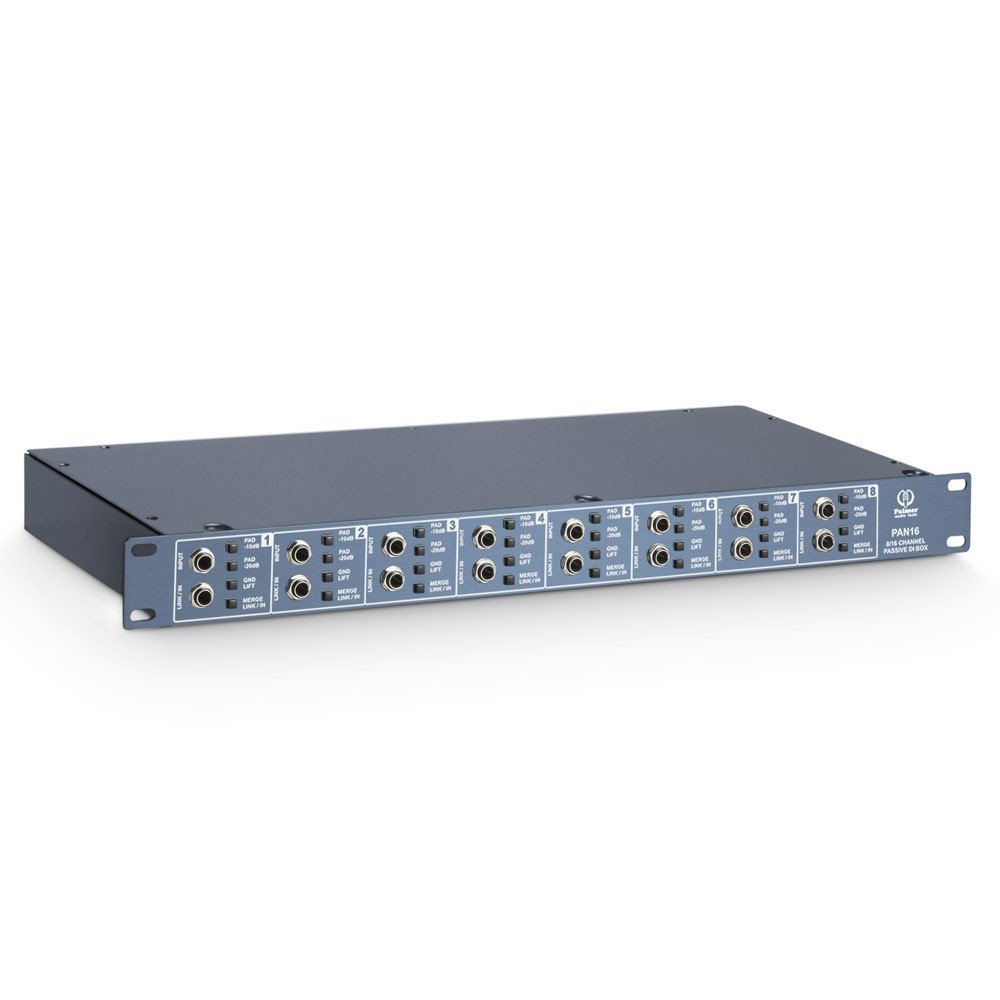 Palmer PAN 16 19" DI-Box 8 Kanal passiv