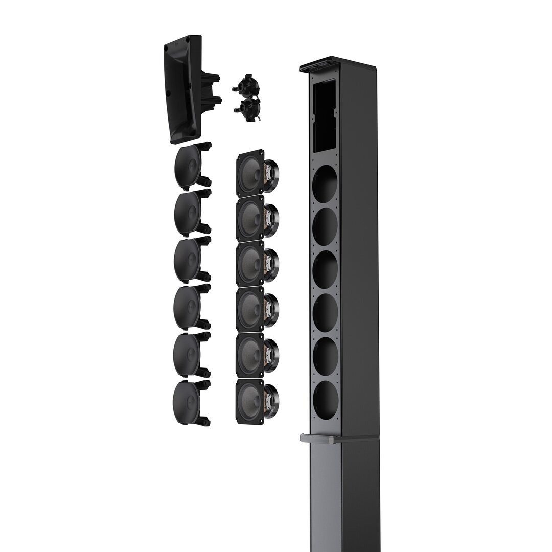 LD Systems MAUI 11 G3 MIX  Portables Cardioid Säulen PA System mit Digital-Mixer, schwarz