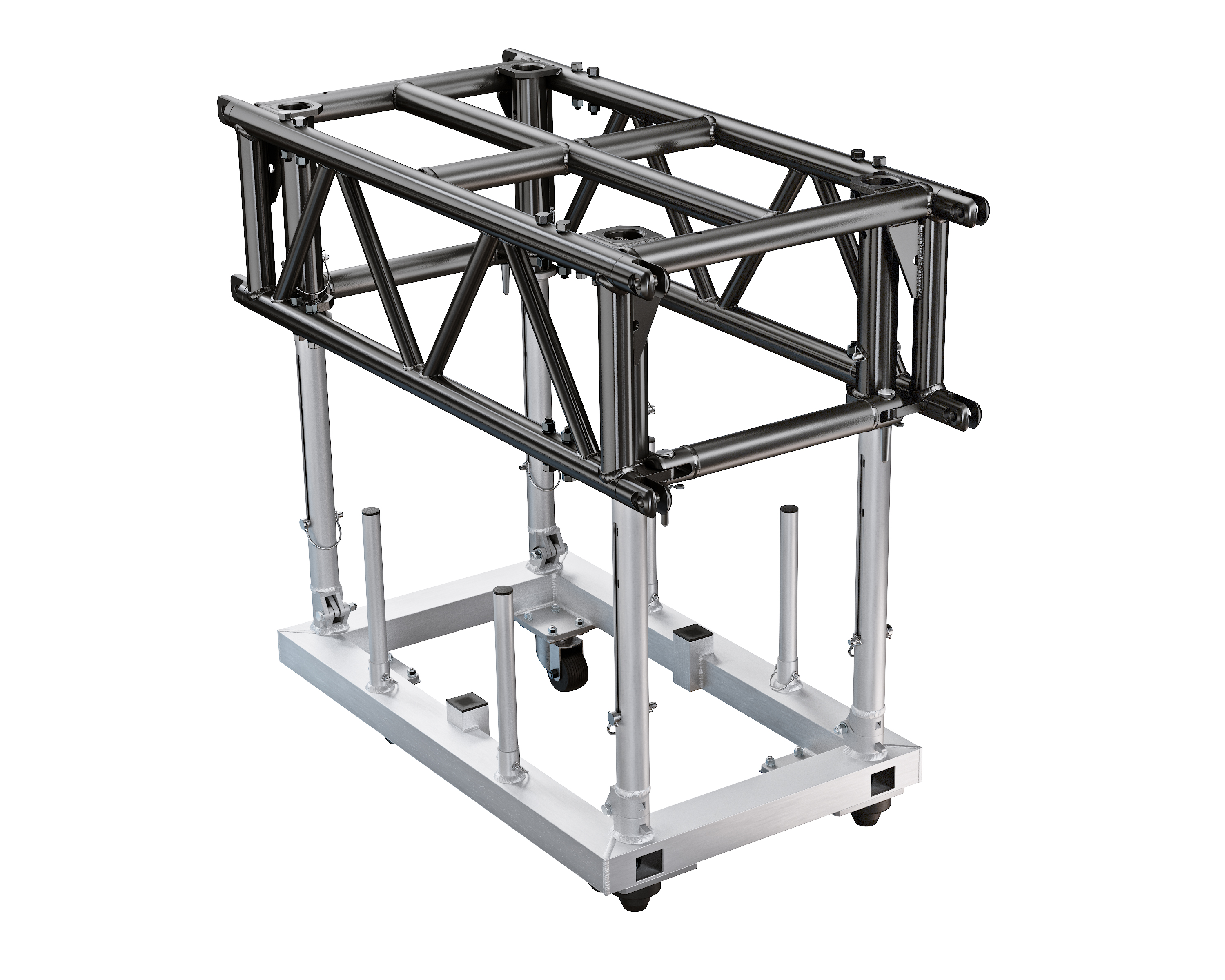 PreRig Truss 3000 stage black Set incl. Dolly
