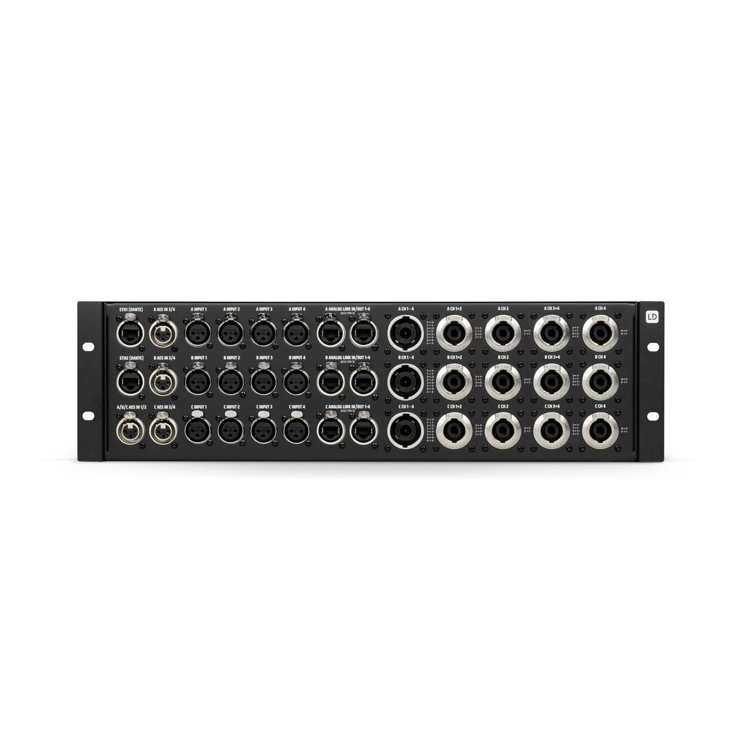 LD Systems ADA TPP 3HE, 19" Front-I/O Patchpanel