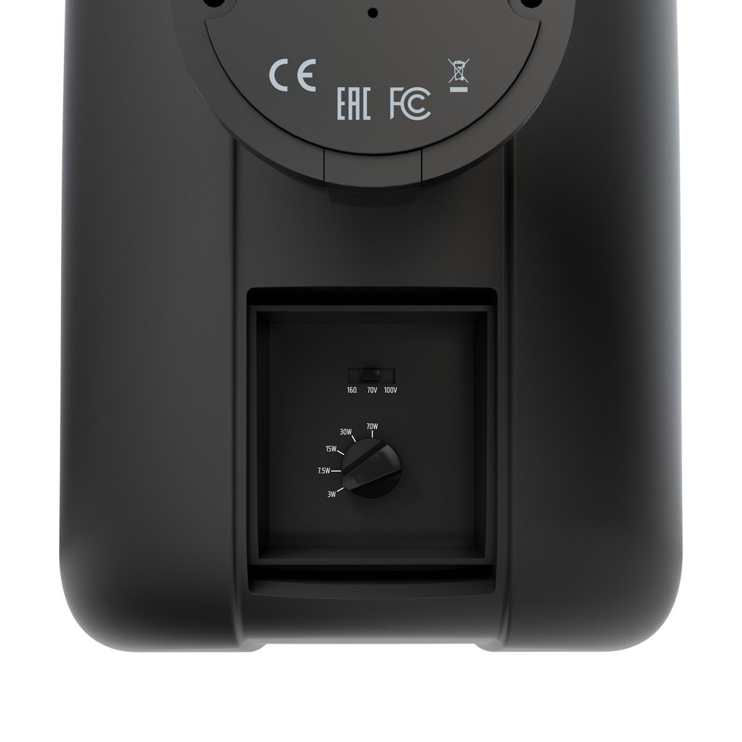 LD Systems DQOR 8 T B 8" Indoor/Outdoor 2-Wege-Installationslautsprecher passiv 16 Ohm, 70/100 V, sc