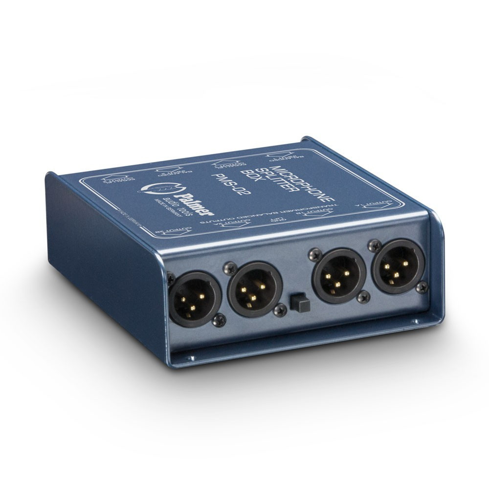 Palmer MS 02 Mikrofon Splitter 2 Kanal