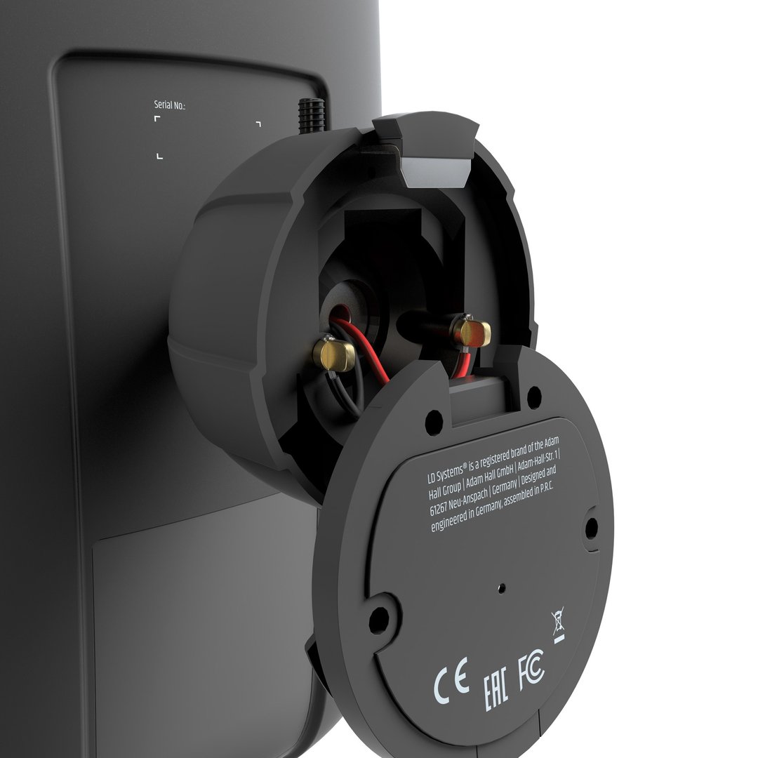 LD Systems DQOR 8  B 8" Indoor/Outdoor 2-Wege-Installationslautsprecher passiv 8 Ohm schwarz