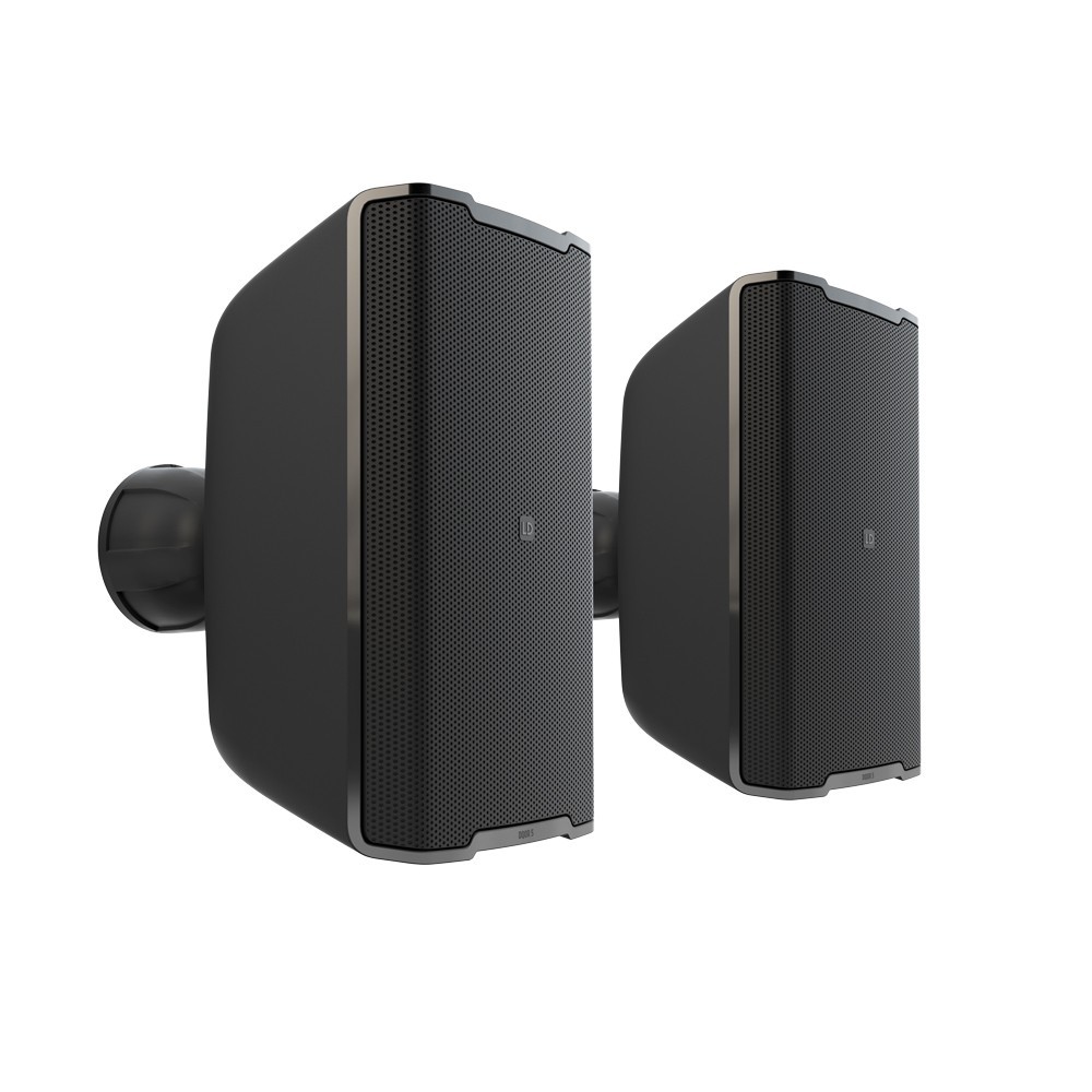 LD Systems DQOR 5 B 5" Indoor/Outdoor 2-Wege-Installationslautsprecher passiv 8 Ohm, schwarz (Paar)