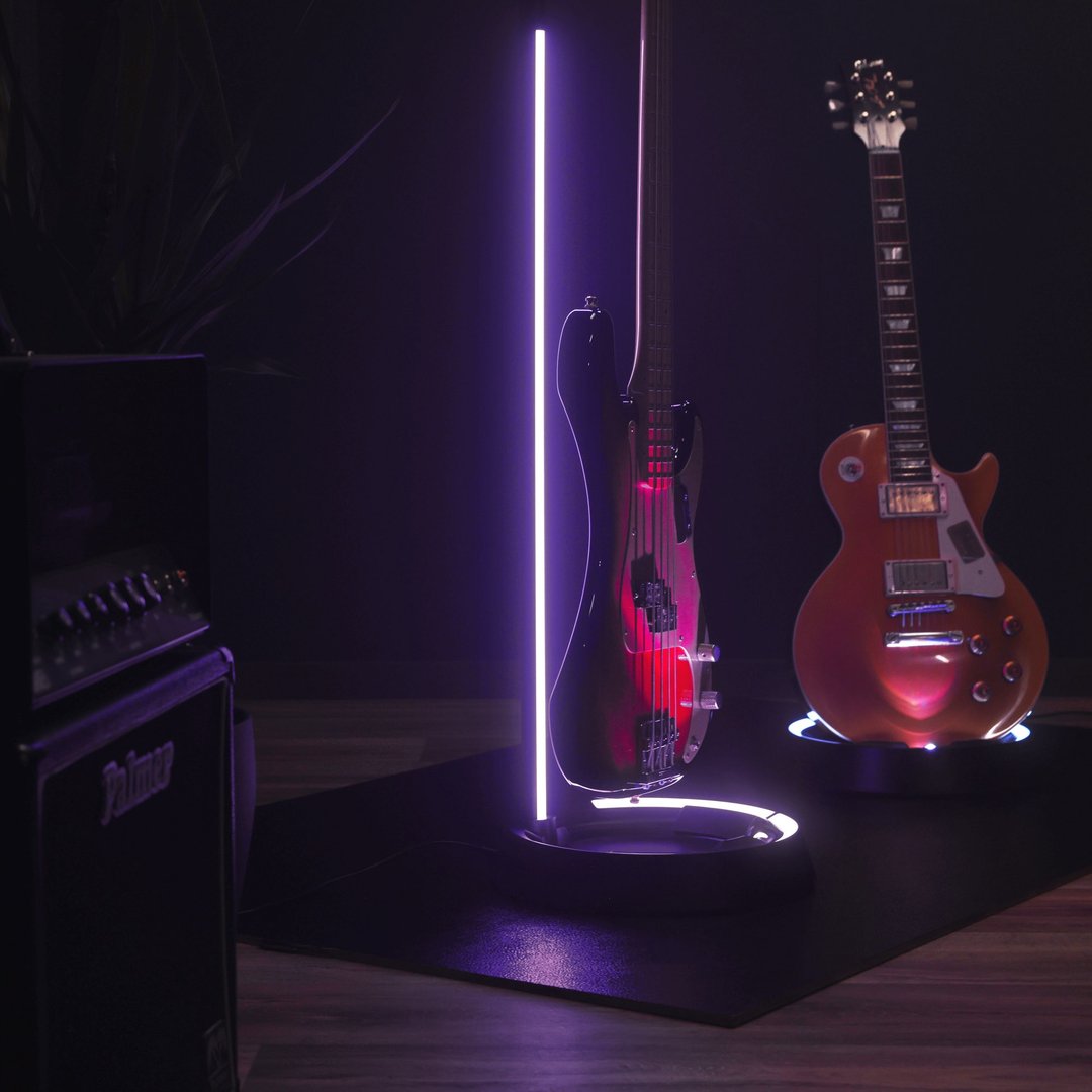 Gravity GS LS 01 NH B Guitar GLOW STAND®, Neckhug