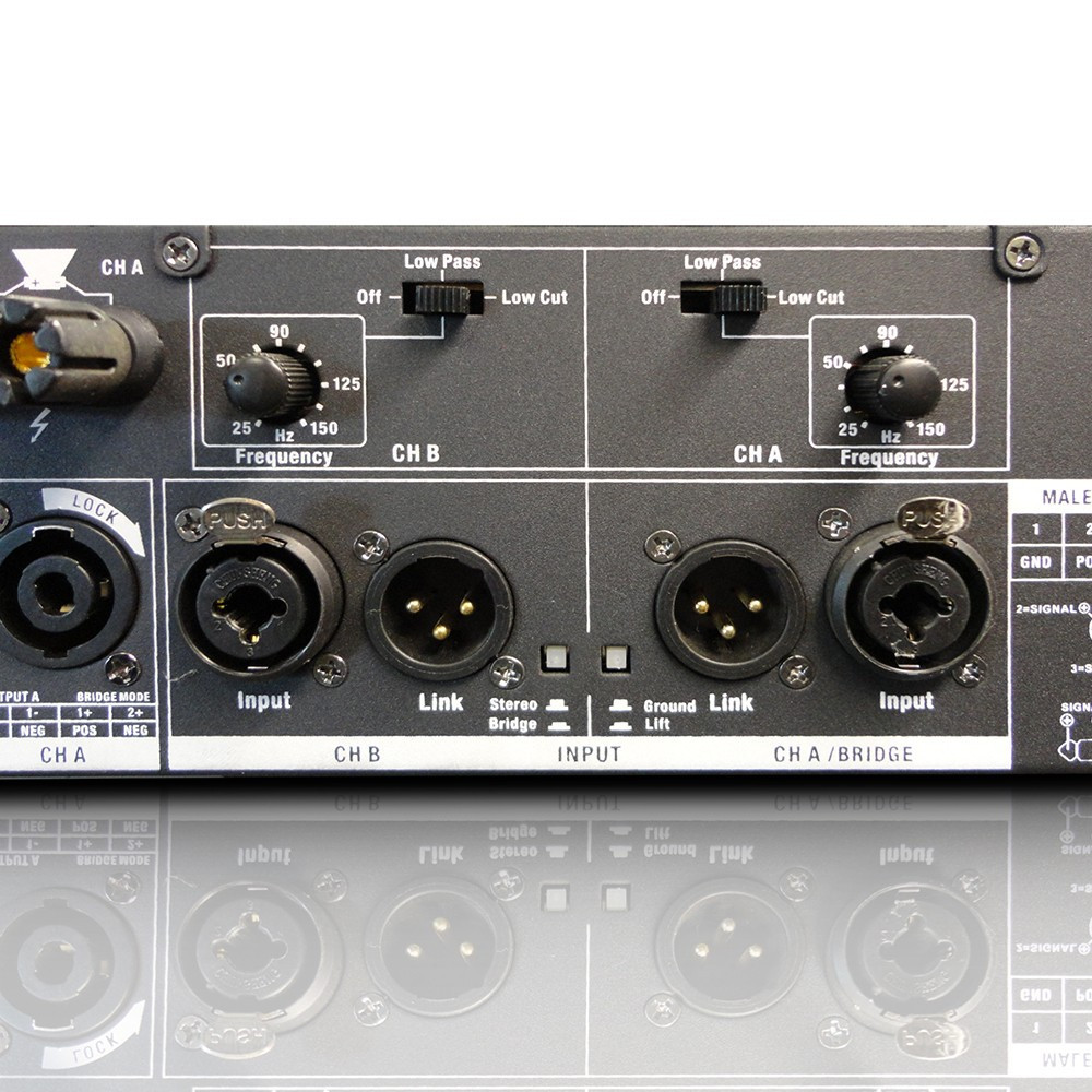 LD Systems DEEP2 2400 X PA Endstufe 2 x 1200 W 2 Ohm