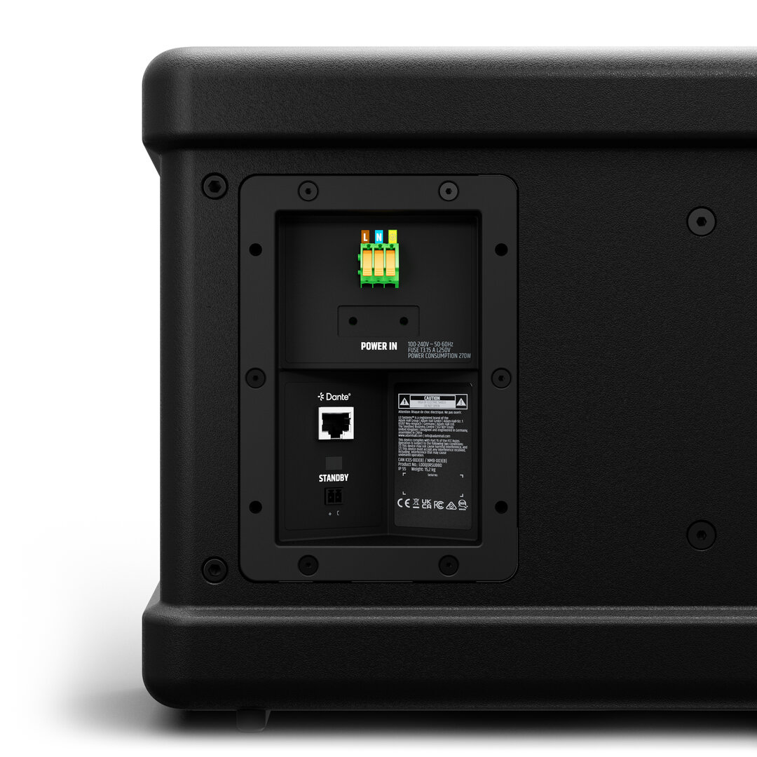 LD Systems  DQOR SUB 8 D Aktiver Dante Indoor/Outdoor-Installations-Subwoofer