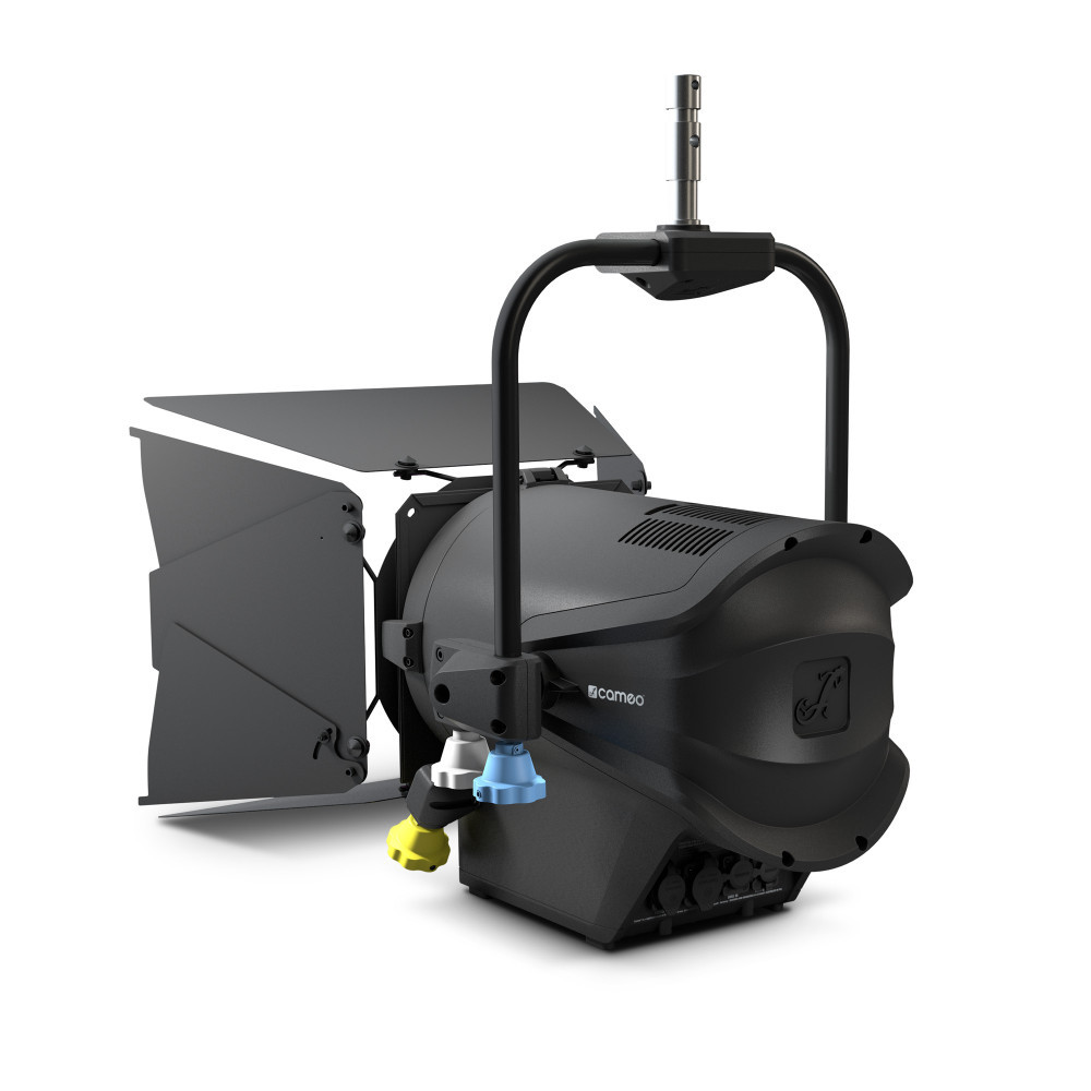 Cameo F4 FC PO IP Stangenbedienbares Outdoor-Fresnel-Spotlight mit RGBW-LED