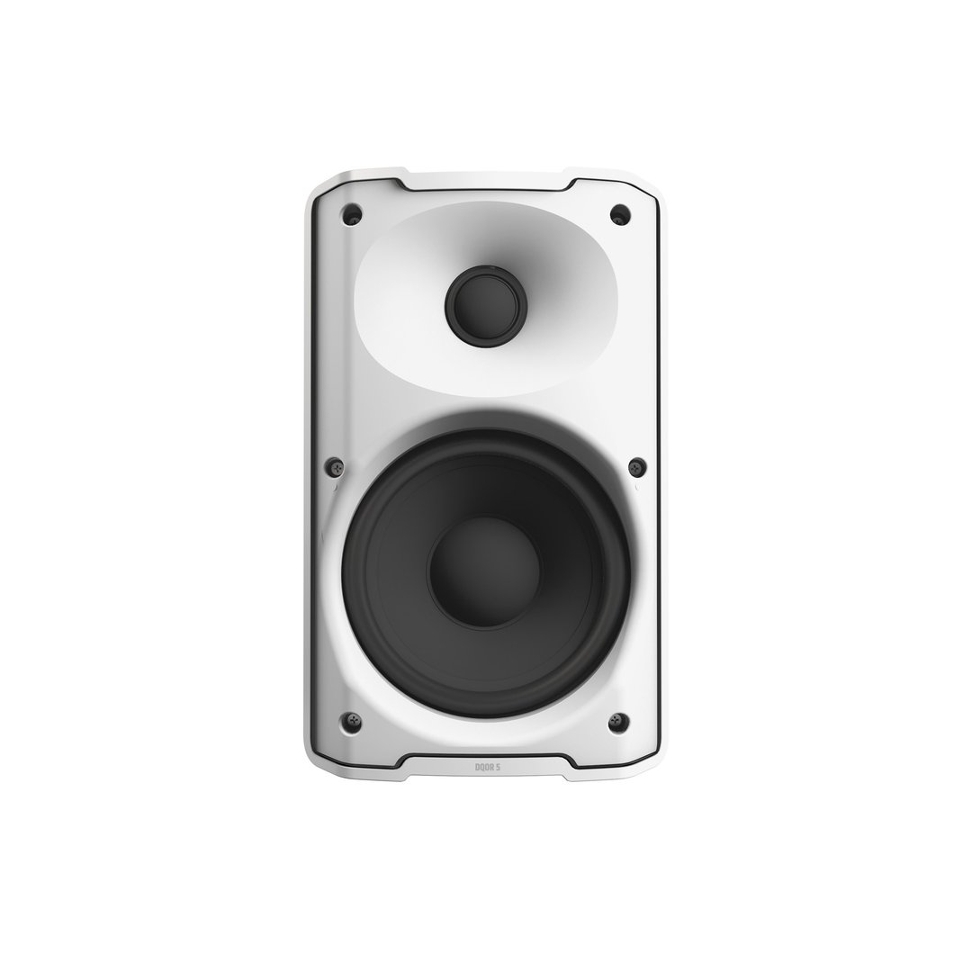 LD Systems DQOR 5 W 5" Indoor/Outdoor 2-Wege-Installationslautsprecher passiv 8 Ohm, weiß(Paar)