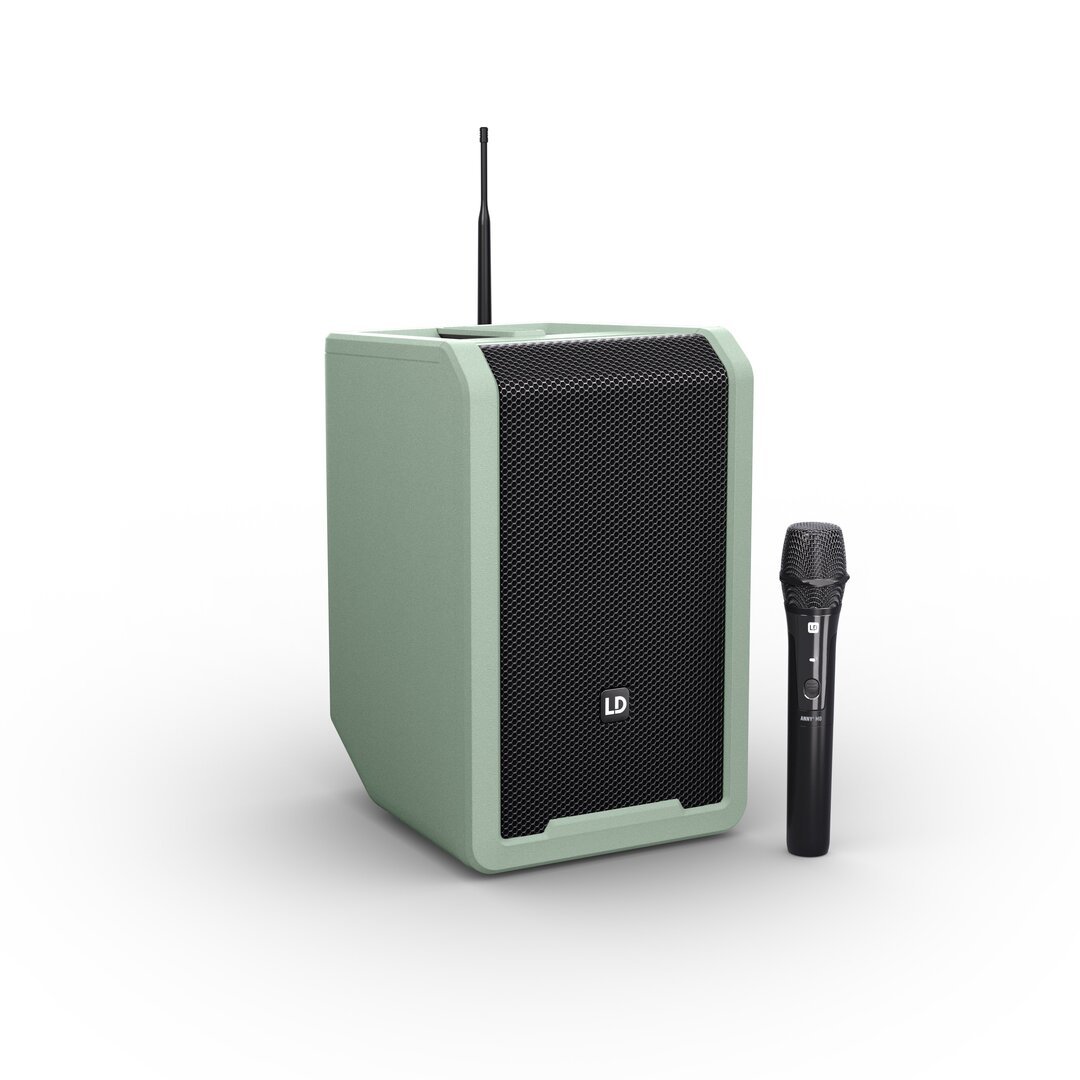 LD Systems ANNY 8 HHD B5 GN Tragbarer Bluetooth PA-Lautsprecher Adventure Green