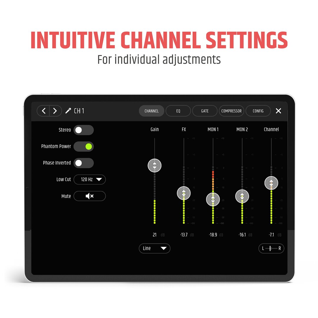 LD Systems MAUI 11 G3 MIX  Portables Cardioid Säulen PA System mit Digital-Mixer, schwarz