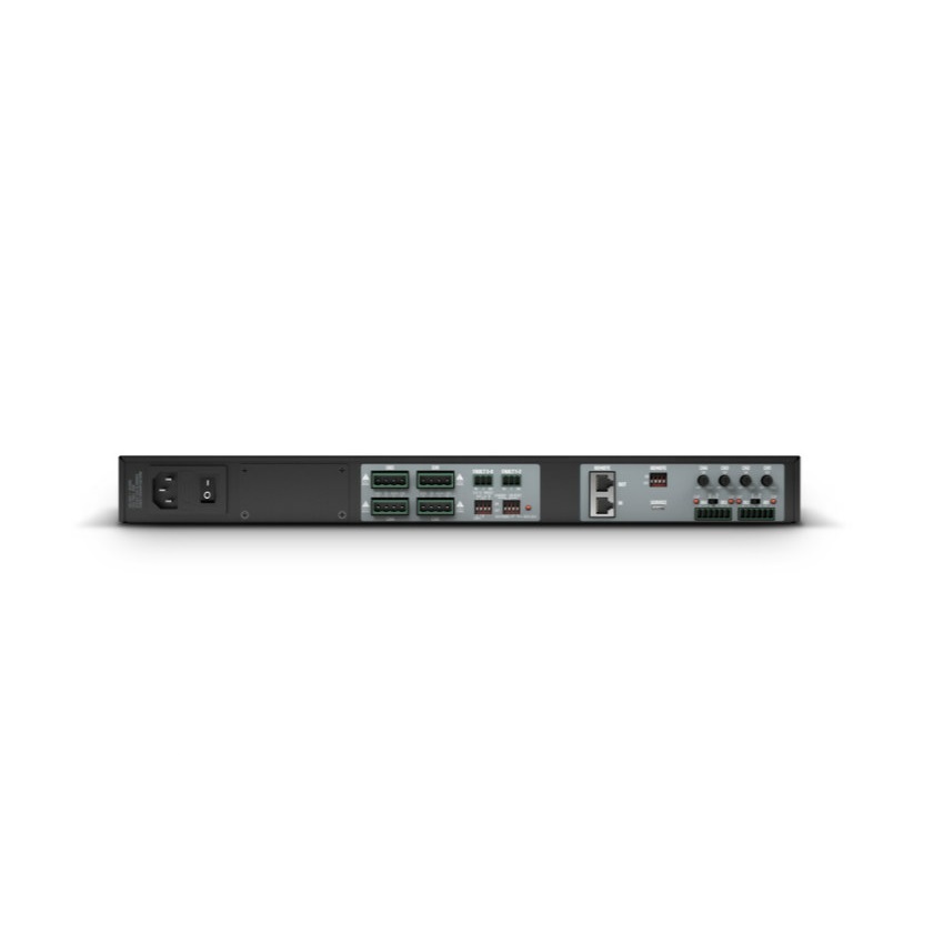 LD Systems  IPA 424 T  4-Kanal DSP Installationsendstufe 4 x 240 W @ 4 Ohm / 70V/100V