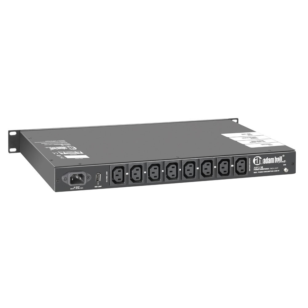 Adam Hall 19" Parts PCL 10 Power Conditioner mit Rack-Beleuchtung