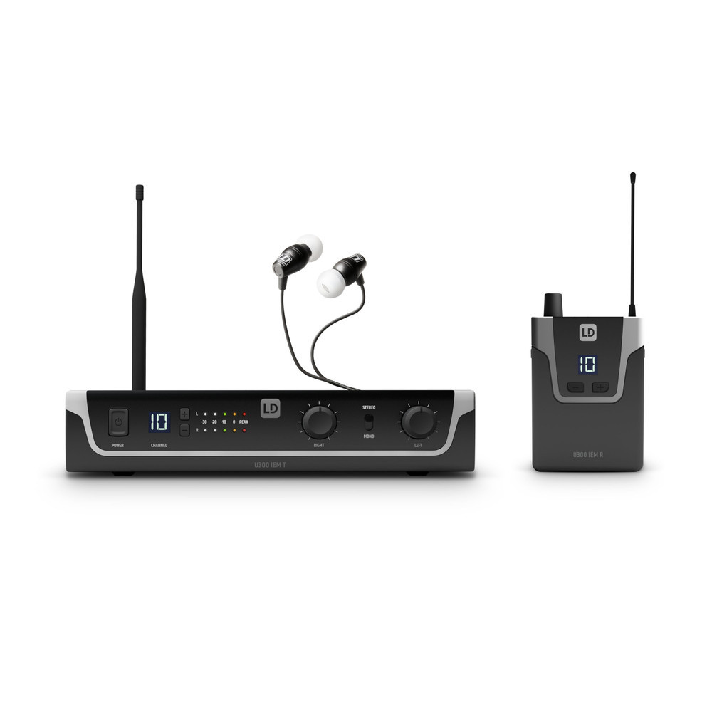 LD Systems U305 IEM HP In-Ear Monitoring-System mit Ohrhörern