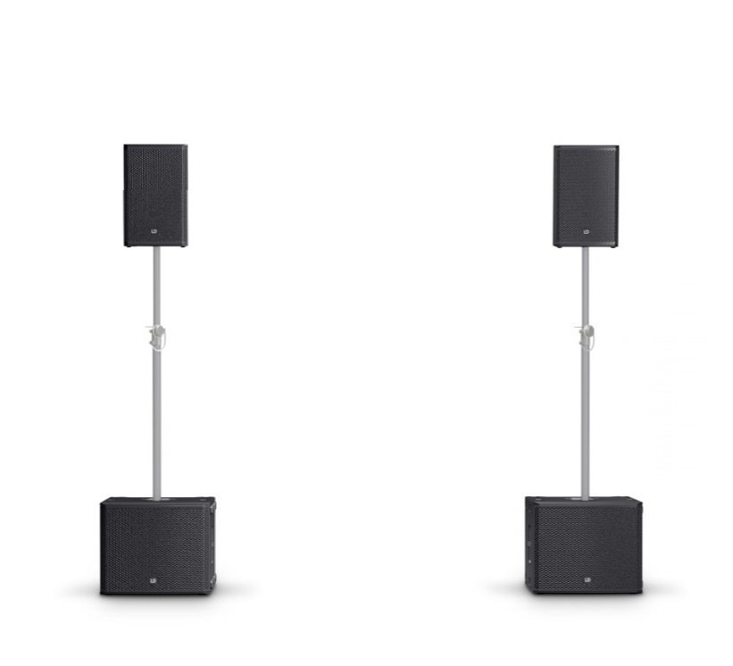 LD Systems  STINGER G3 EVENT SET A  2 x 10" Aktiv-PA-Lautsprecher + 2 x 15" Aktiv-Subwoofer