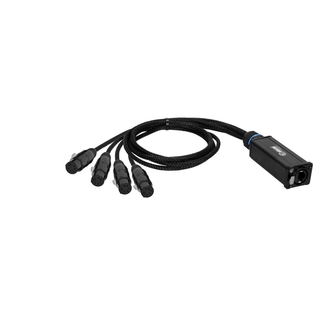 Adam Hall Cables 4 STAR CATBOX XF5 Audio & DMX Multicore | Adam Hall® 4 XLR 5-Pol Female x Cat.6a