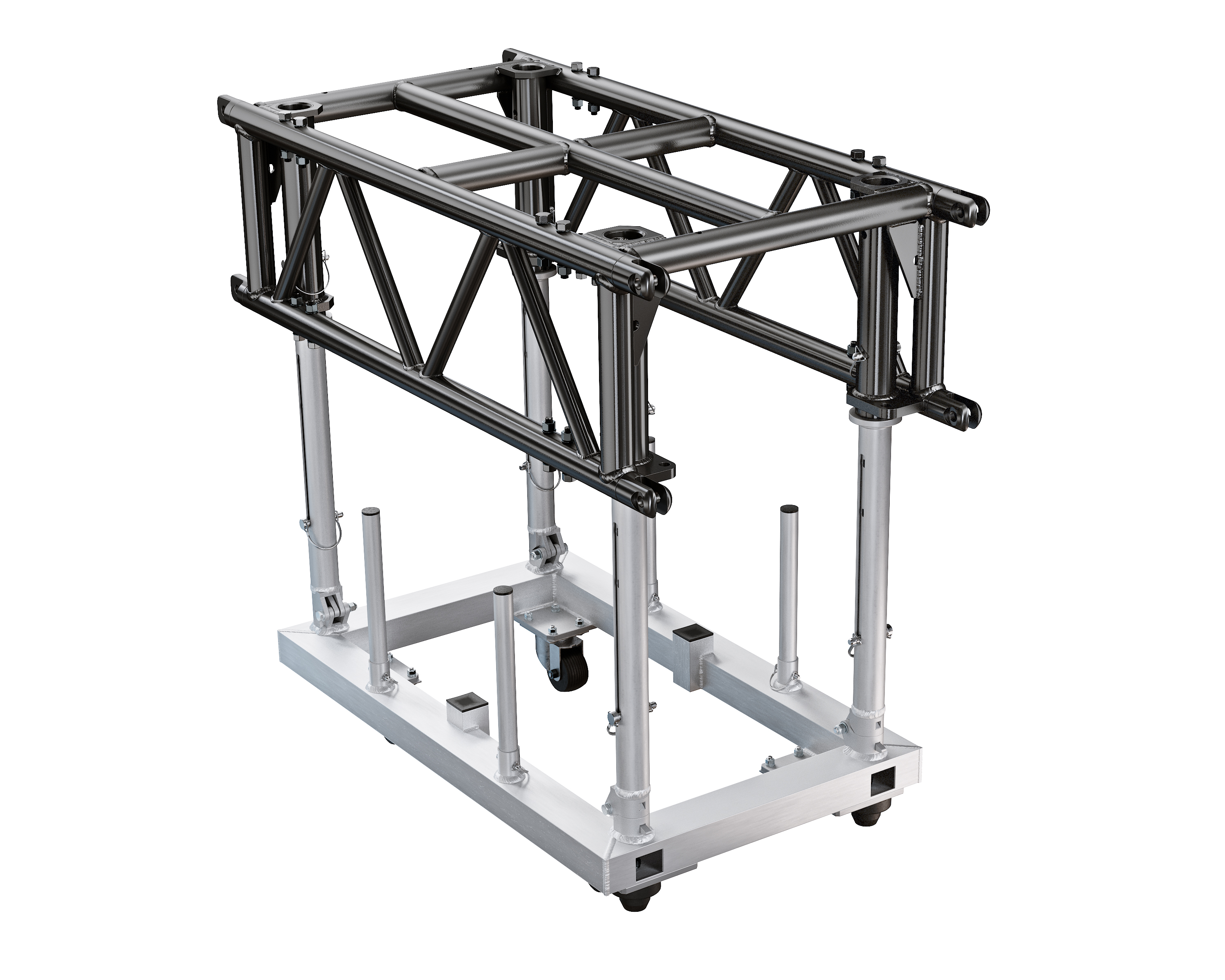 PreRig Truss 3000 stage black Set incl. Dolly