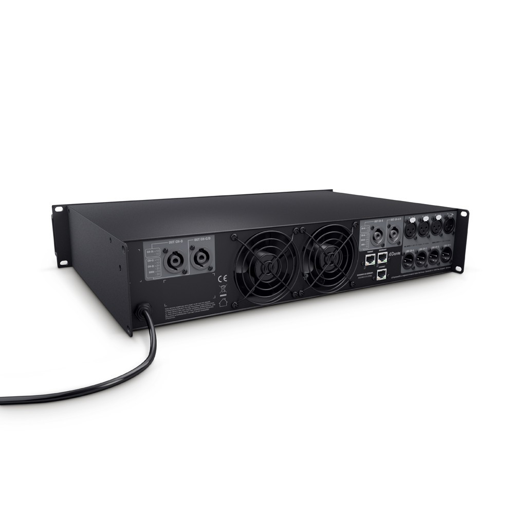 LD Systems DSP 44 K 4-Kanal DSP Endstufe mit Dante