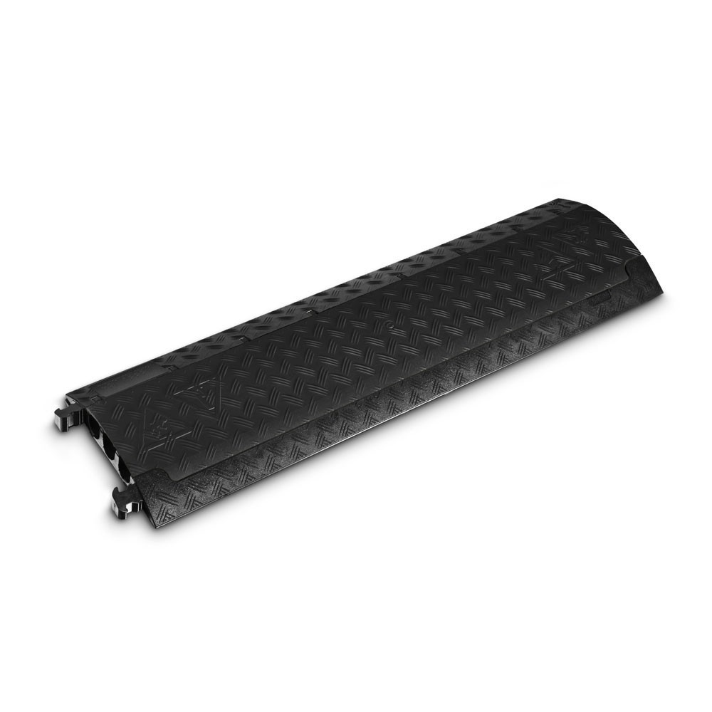 Defender MINI BLK Kabelbrücke 3 Kanäle mit Schwarzem Deckel