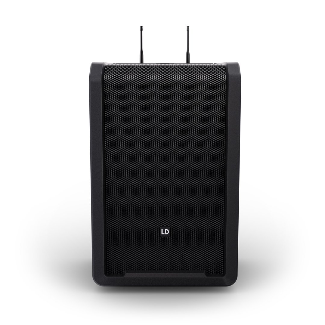 LD Systems ANNY® 10 BPH 2 B5 10" Mobiler Bluetooth PA-Lautsprecher mit Akku, Mixer + 2x Headset-Mikr