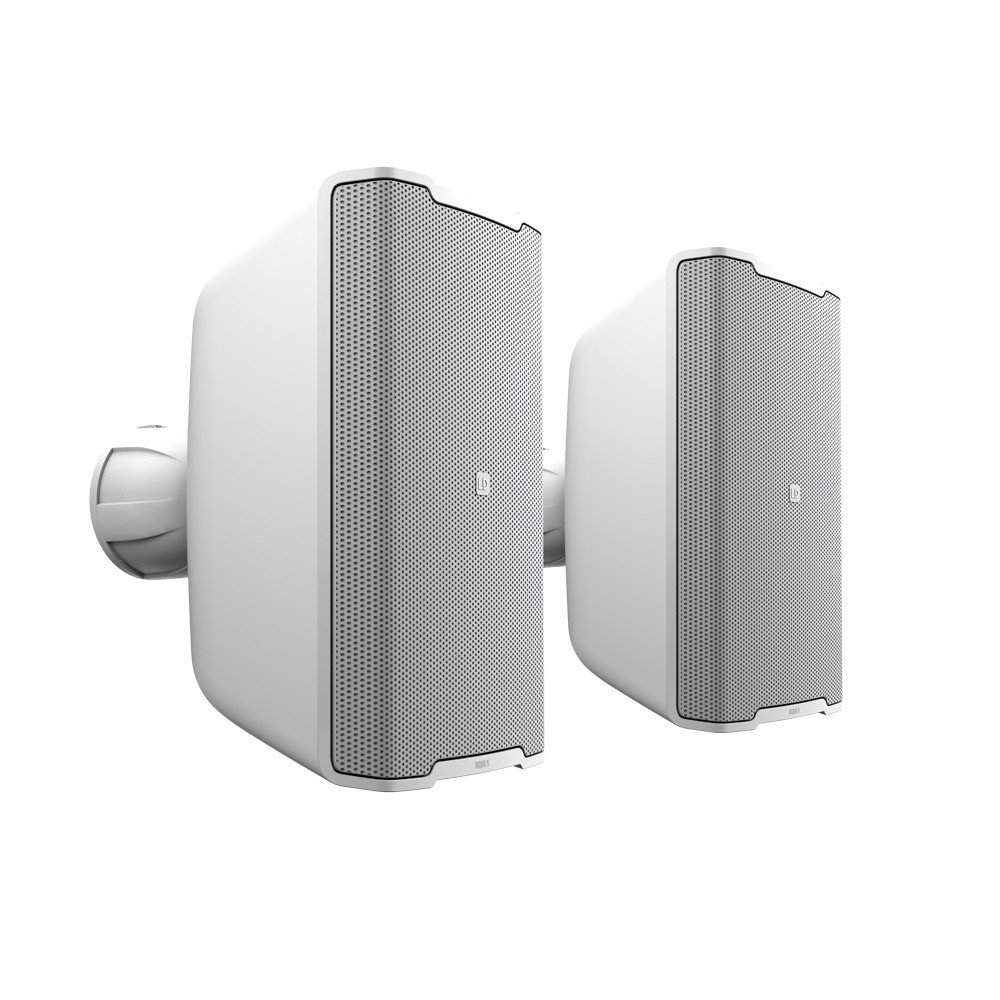 LD Systems DQOR 5 W 5" Indoor/Outdoor 2-Wege-Installationslautsprecher passiv 8 Ohm, weiß(Paar)