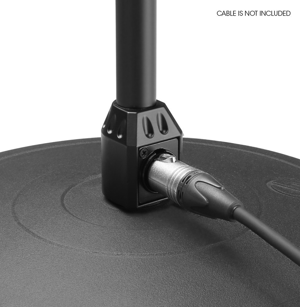 Gravity  MS 23 XLR B  Mikrofonständer mit XLR-Anschluss und Schwanenhals