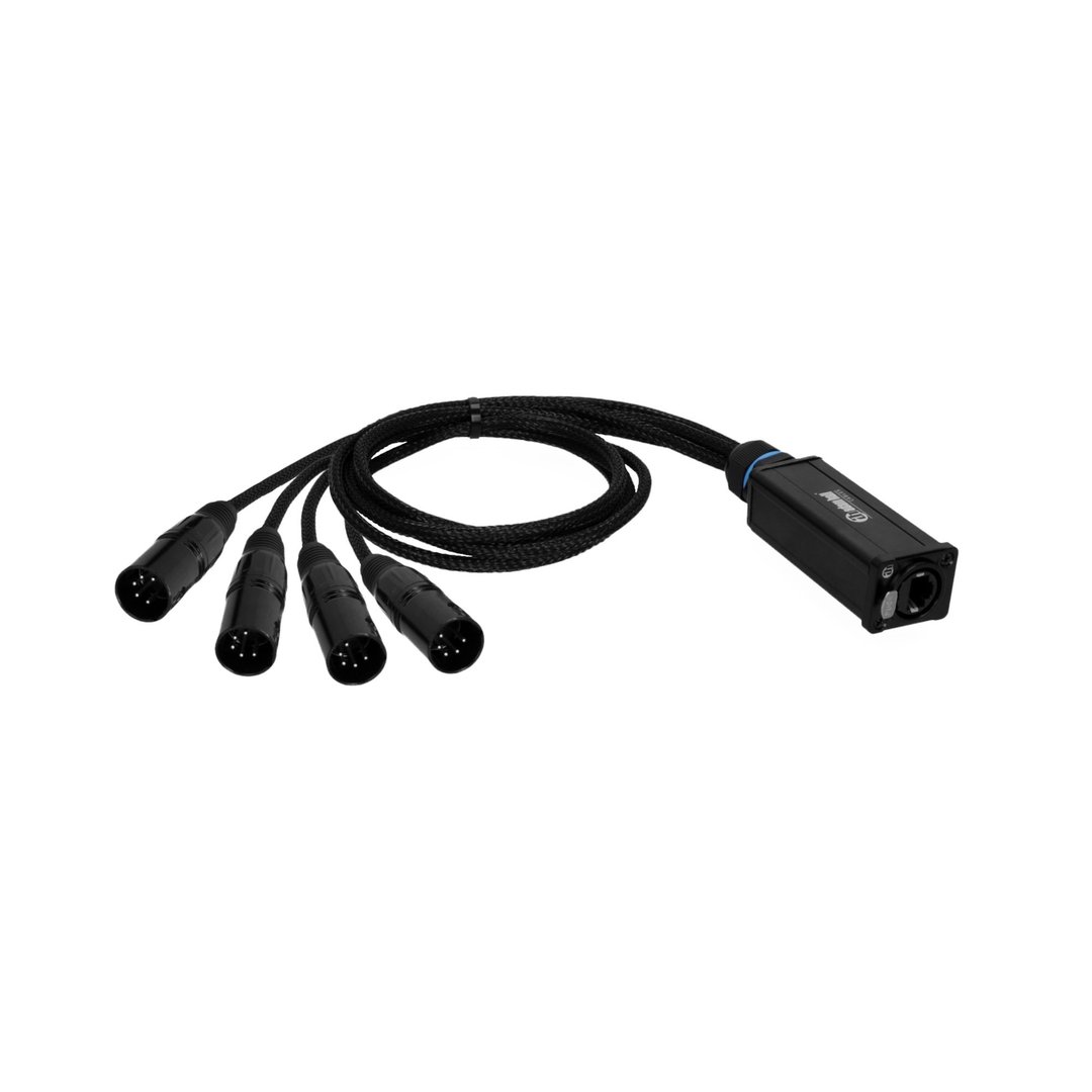 Adam Hall Cables 4 STAR CATBOX XM5 Audio & DMX Multicore | Adam Hall® 4 XLR 5-Pol Male x Cat.6a