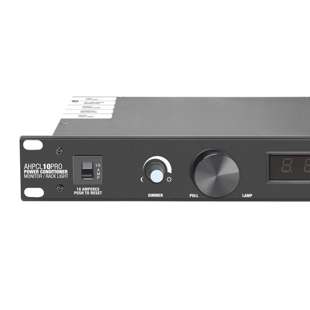 Adam Hall 19" Parts PCL 10 PRO Power Conditioner mit Volt- und Amperemeter