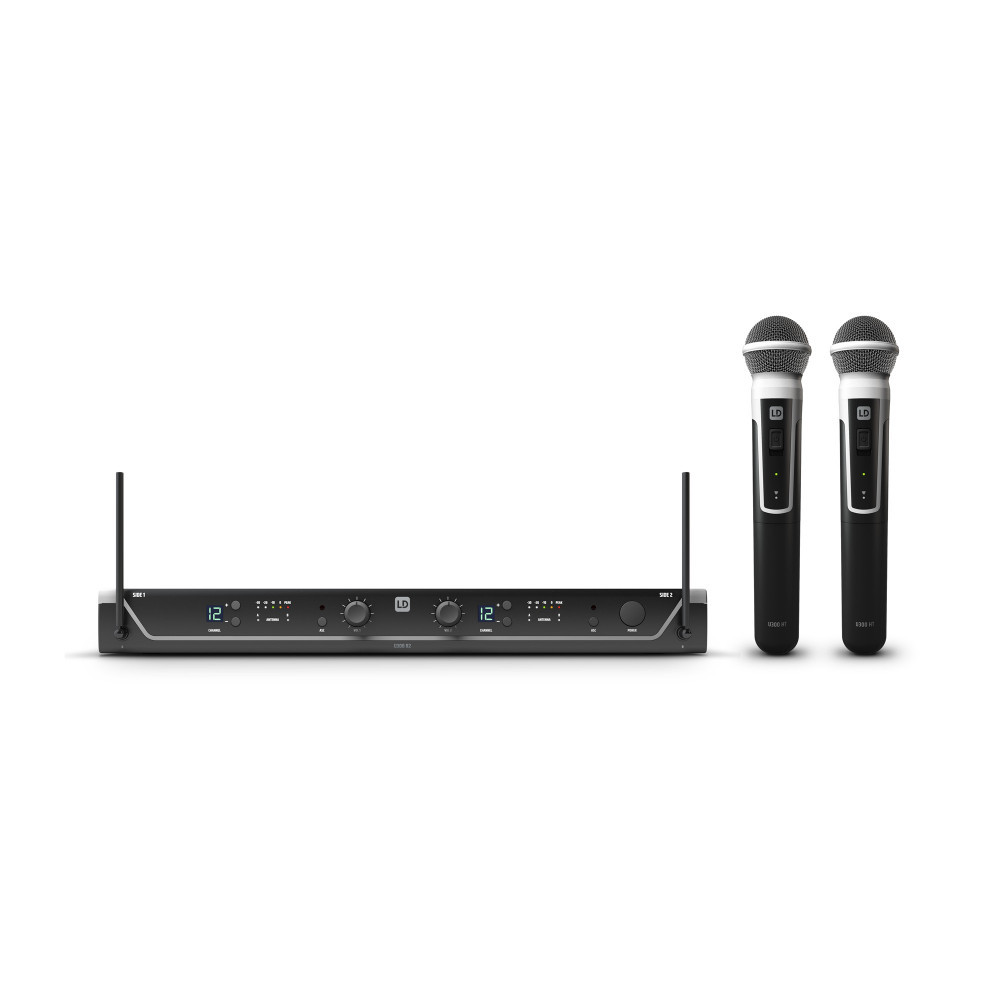 LD Systems U305 HHD 2 Dual - Funkmikrofon System mit 2 x Handmikrofon dynamisch