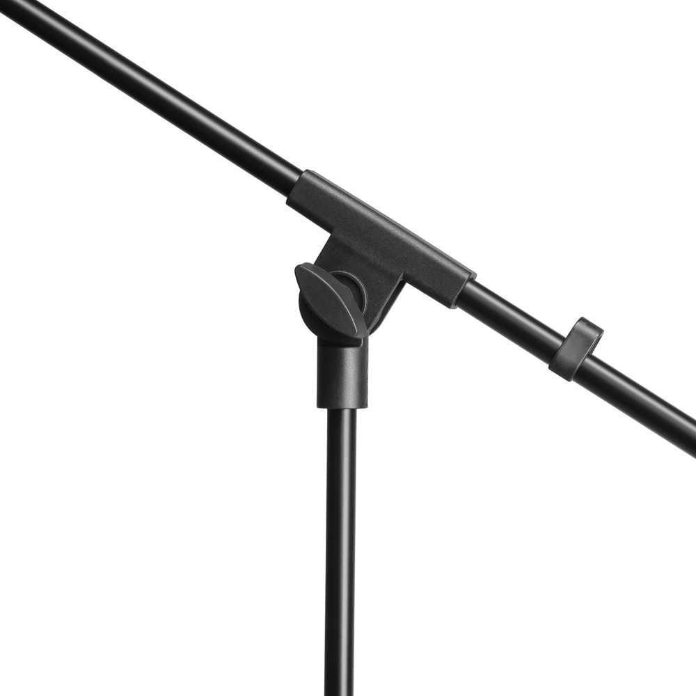 Adam Hall Stands S 5 BE Mikrofonständer mit Schwenkarm, Schwarz