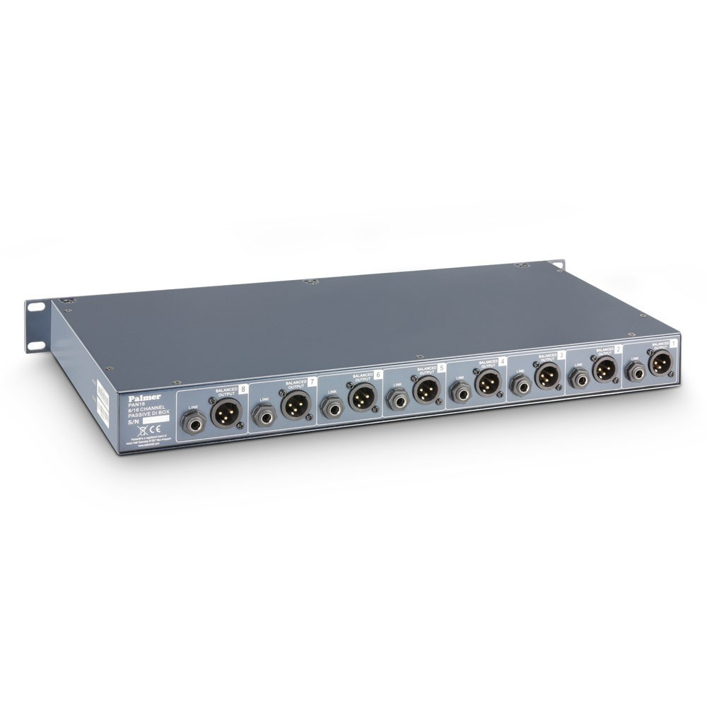 Palmer PAN 16 19" DI-Box 8 Kanal passiv