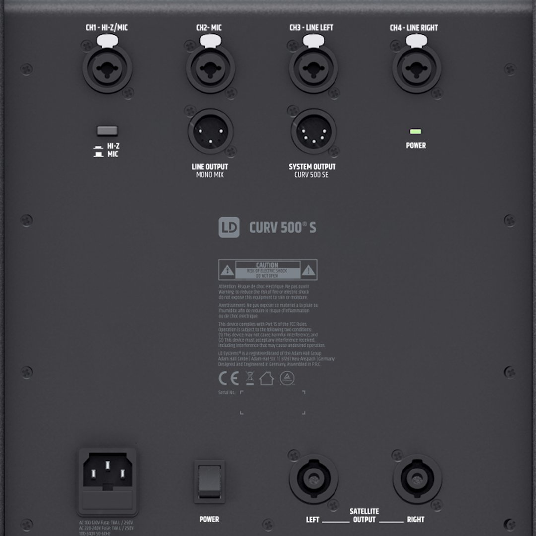 LD Systems CURV 500 AVS Portables Array System AV Set