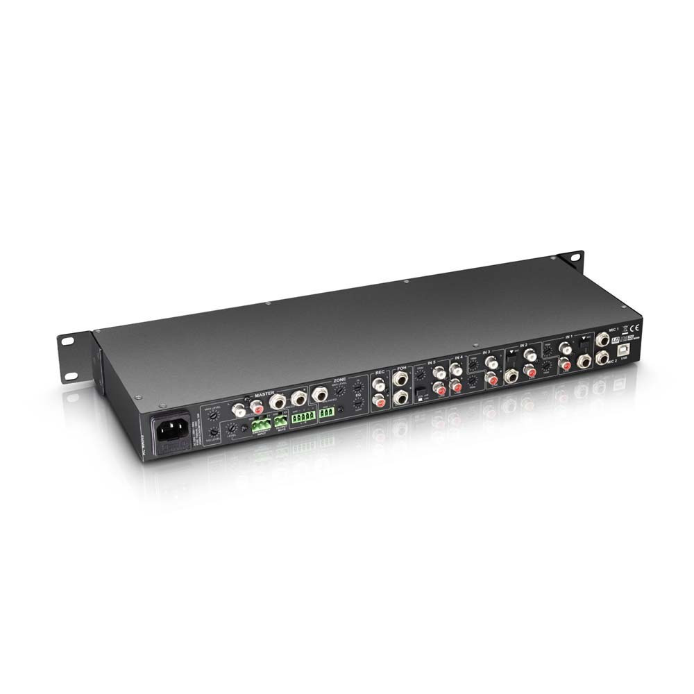 LD Systems ZONE 622 19" 2-Zonen Mixer 1HE