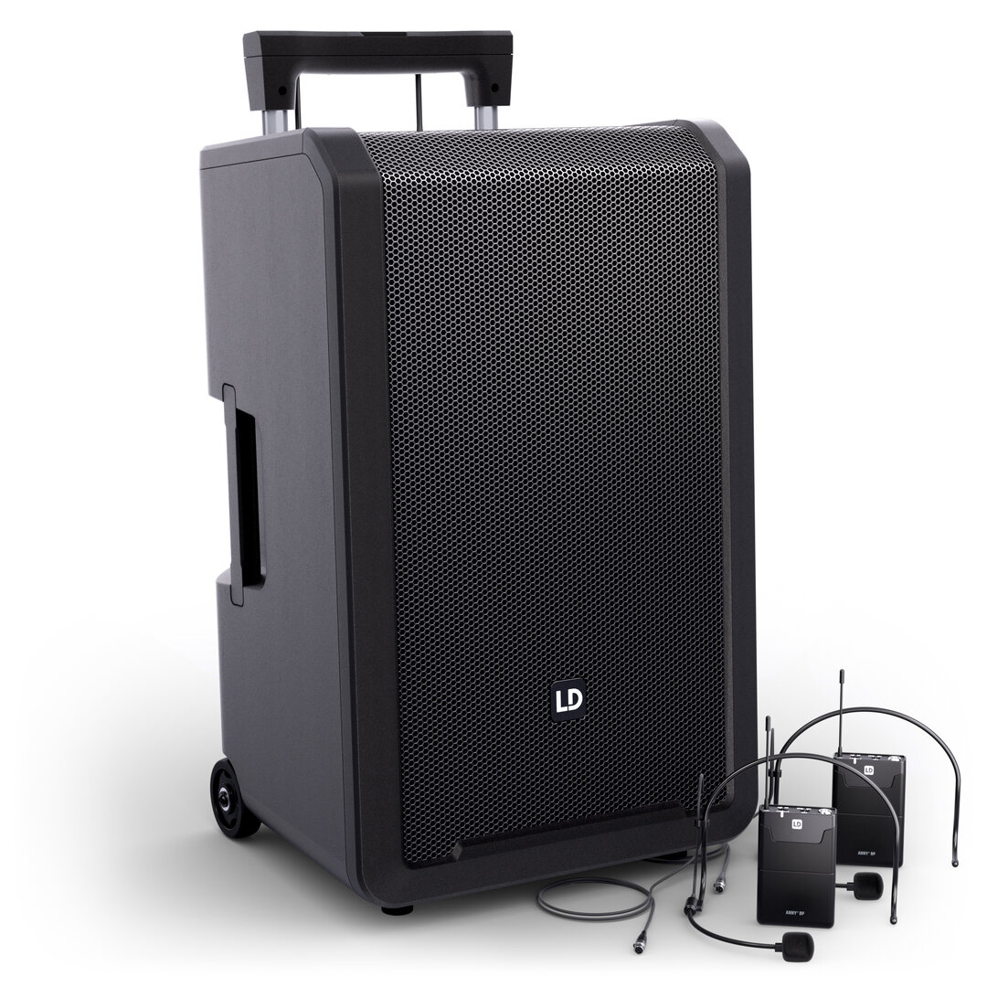 LD Systems ANNY 12 BPH2 B5 12" Mobiler Bluetooth PA-Lautsprecher mit Akkus