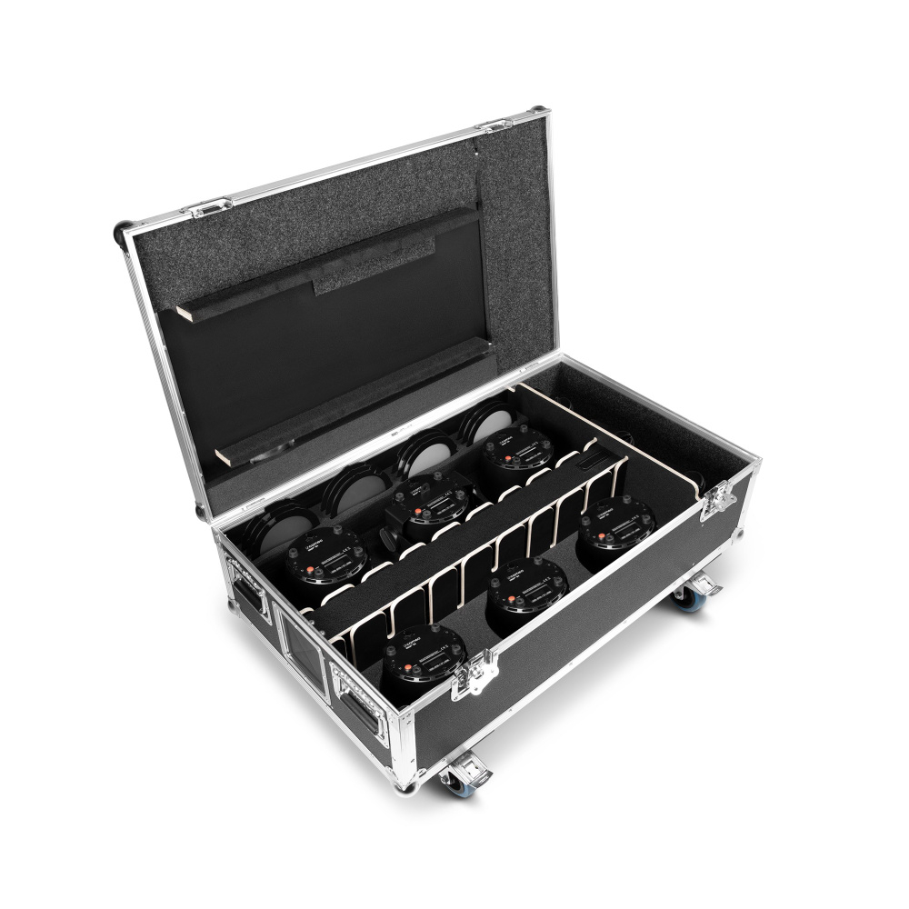 Cameo DROP B4 TOURING SET  6 x CLDROPB4 im Lade-Flightcase mit Netzteil
