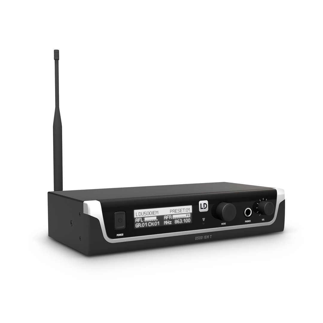 LD Systems  U505 IEM BUNDLE  In-Ear Monitoring-System mit 2 x Bodypack - 584 - 608 MHz