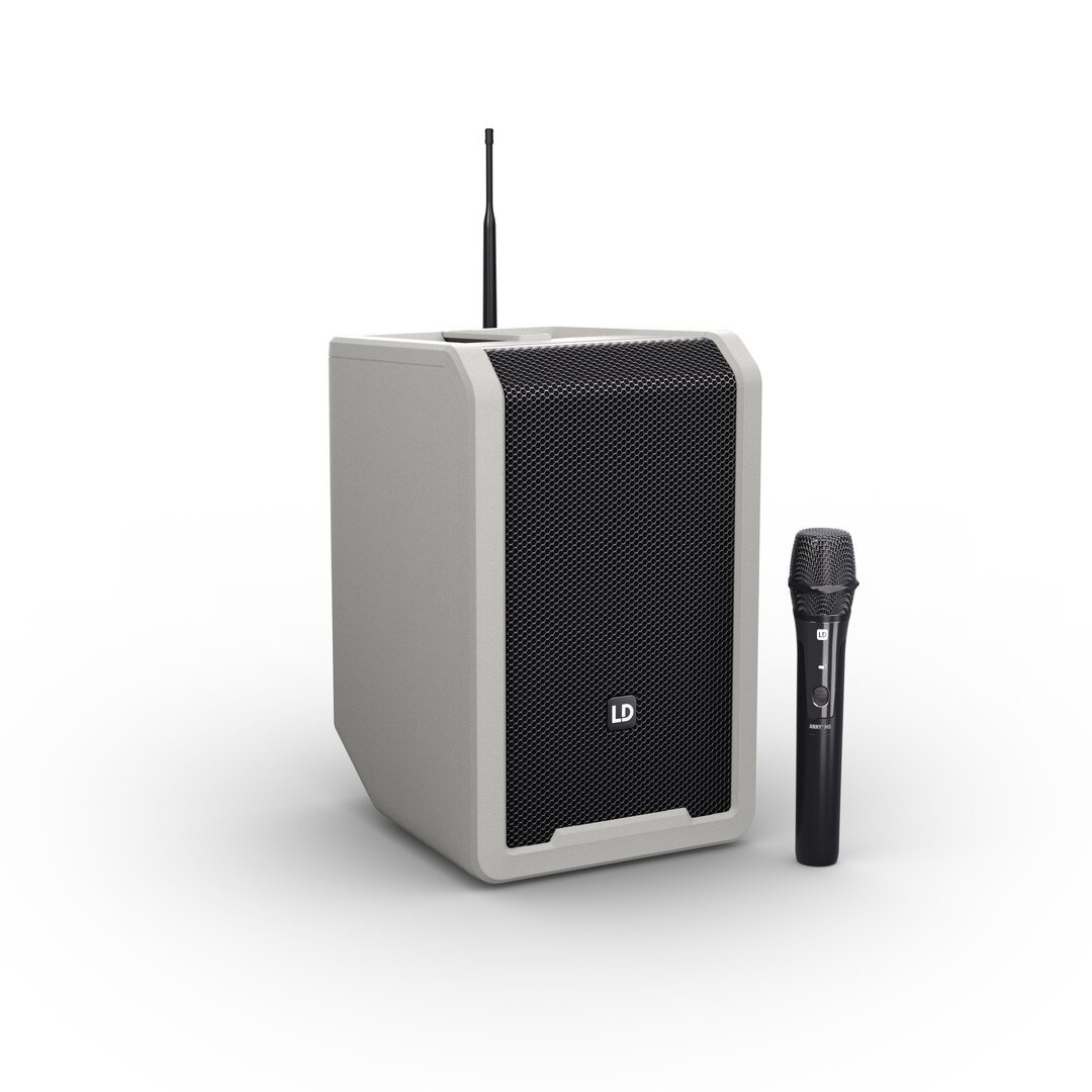 LD Systems ANNY 8 HHD B5 G Tragbarer Bluetooth PA-Lautsprecher Urban Grey