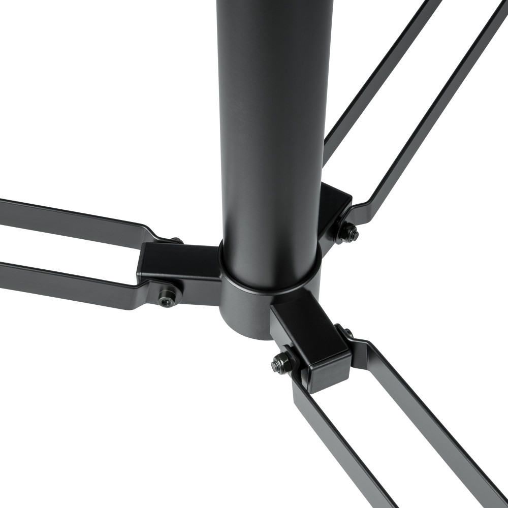 Adam Hall Stands SWU 400 T Wind up Kurbelstativ mit Traverse schwarz