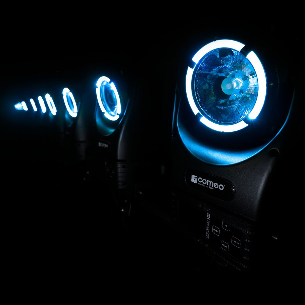 Cameo MOVO BEAM 100 Beam Moving Head mit LED-Ring