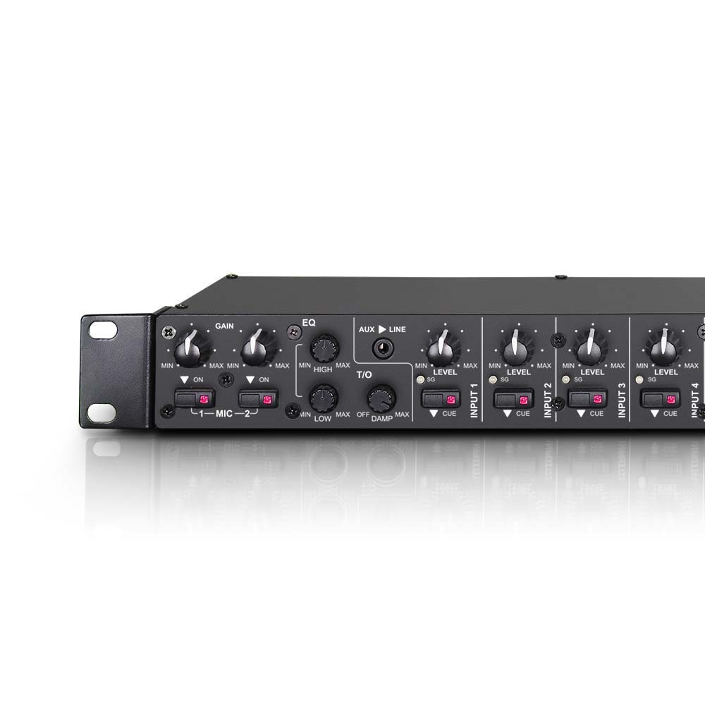 LD Systems ZONE 622 19" 2-Zonen Mixer 1HE