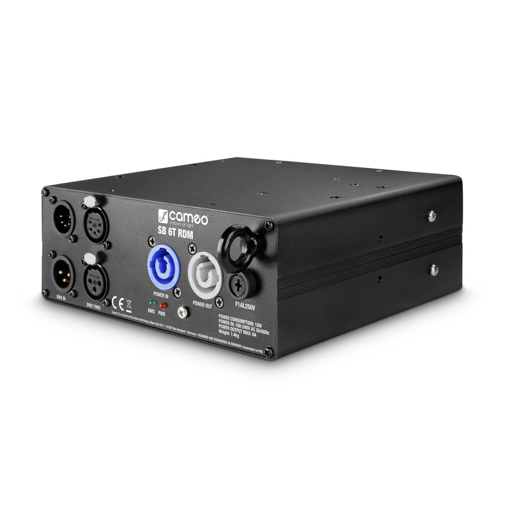Cameo SB 6 T RDM 6-Kanal DMX/RDM Splitter/Booster