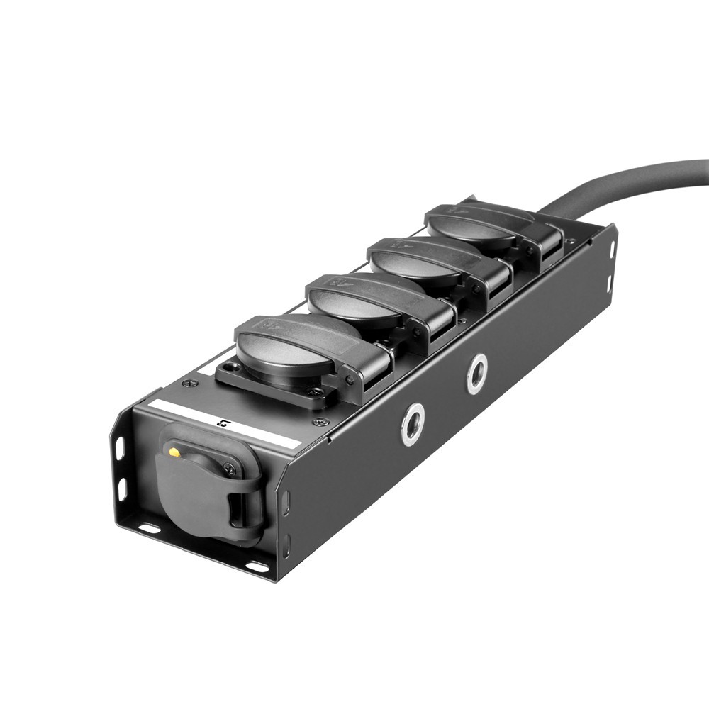 Adam Hall Cables PRO PORT 4 CEE STROMVERTEILER 4XIP54+1X PTWIST OUT+CEE 16A