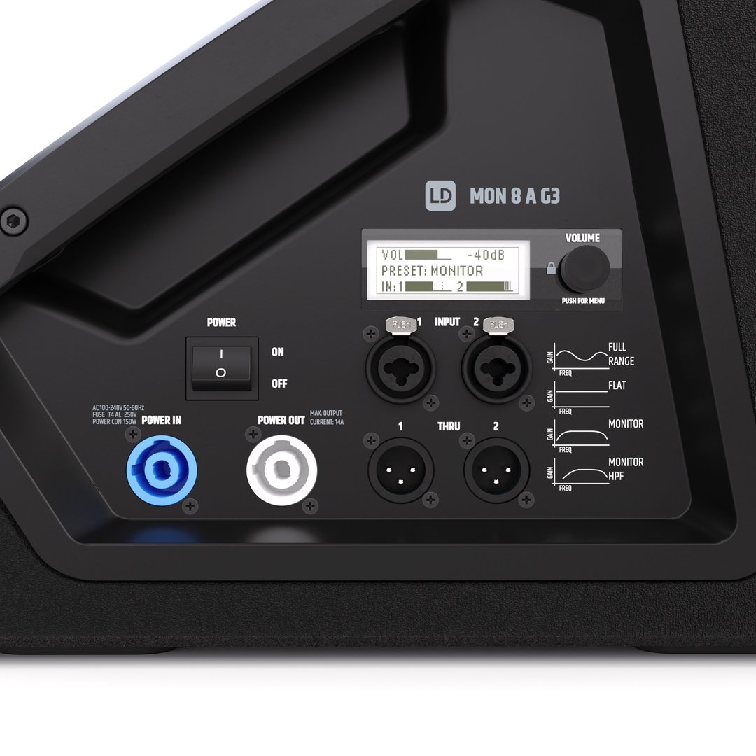 LD Systems MON 8 A G3 8" aktiver koaxialer Bühnenmonitor