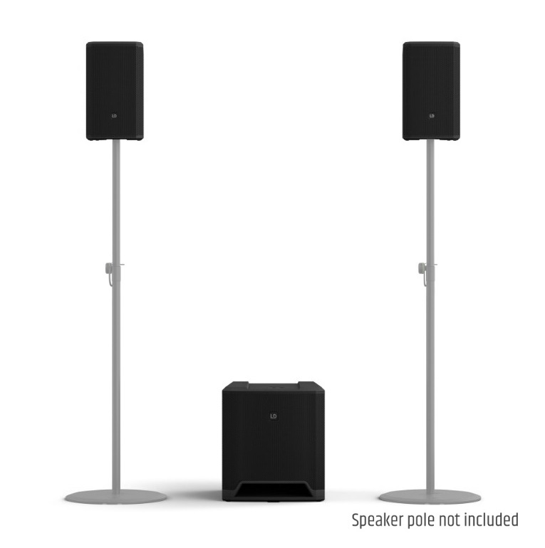 LD Systems DAVE 12 G4X Kompaktes 2.1 PA-System aktiv