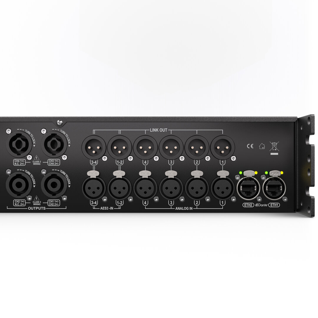 LD Systems ADA 12K4 4-Kanal Verstärker mit DSP & DANTE™