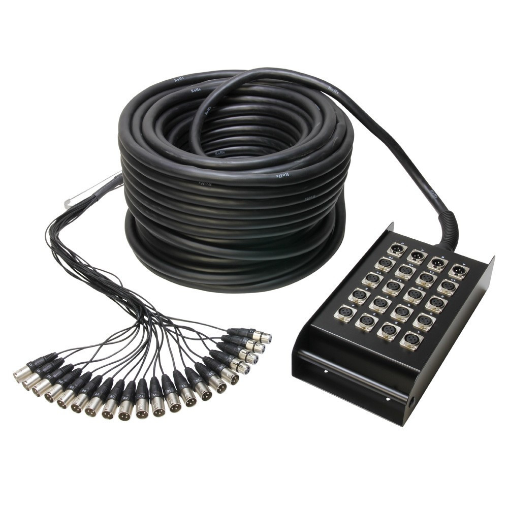 Adam Hall Cables K 20 C 50 Multicore mit Stagebox 16/4 50 m