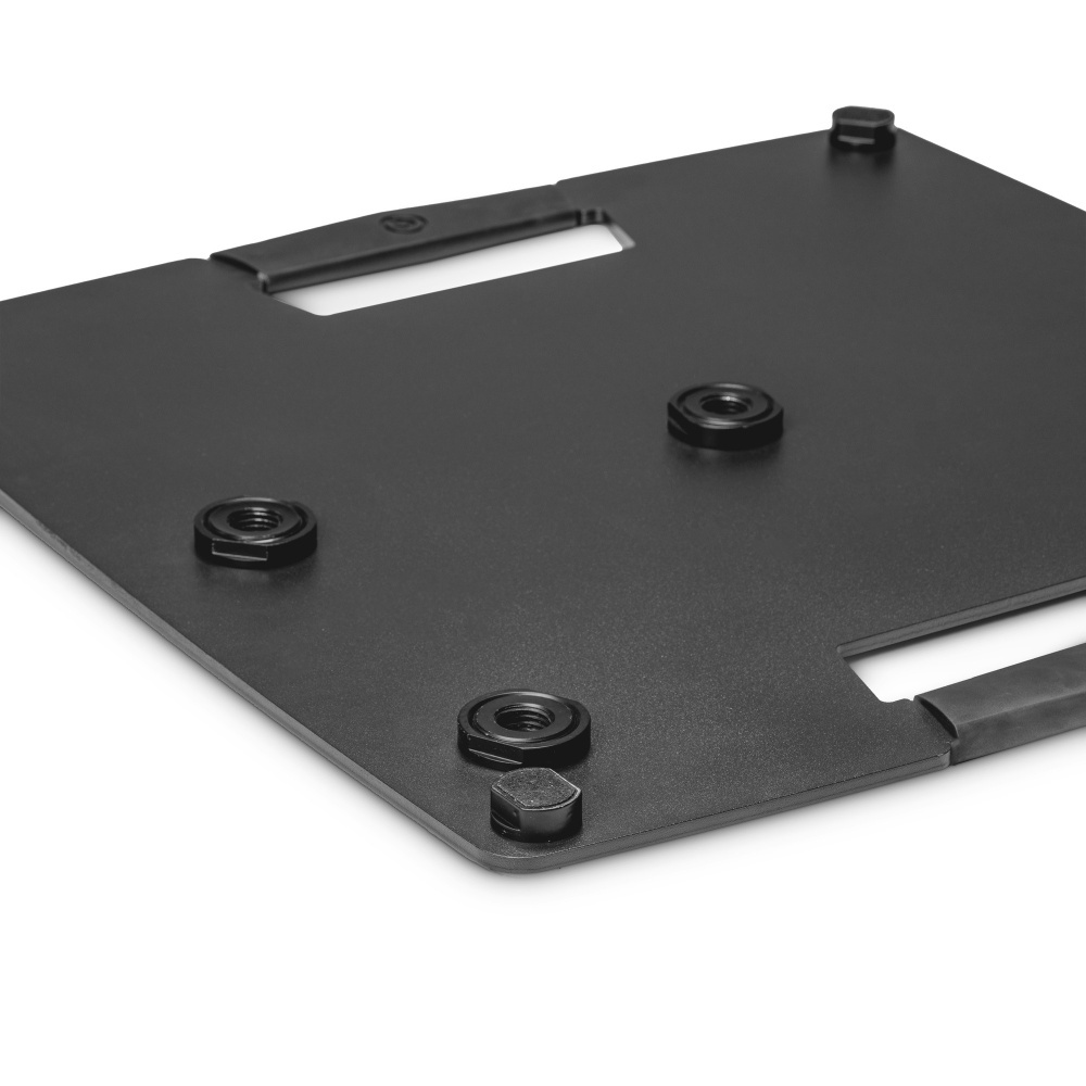 Gravity  TWB 431 B  Quadratischer Touring Stahl-Standfuß mit Exzentrischer Montagemöglichkeit