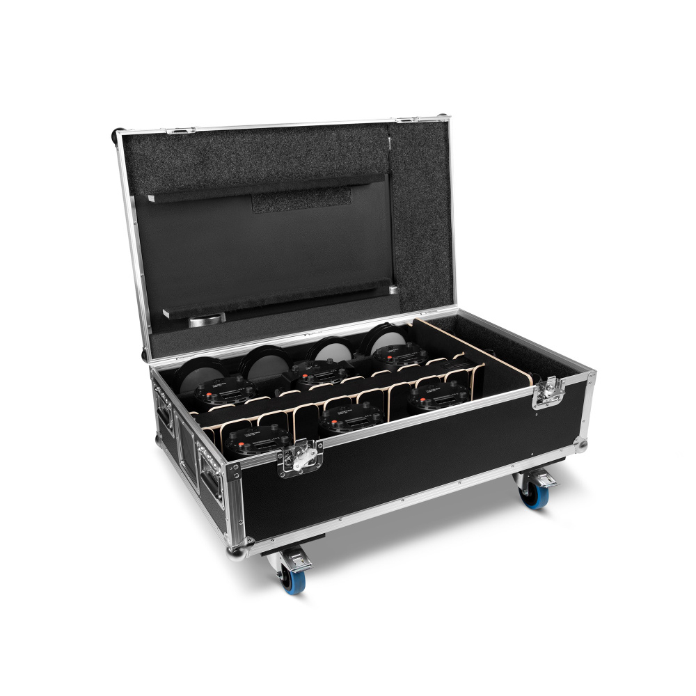 Cameo DROP B4 TOURING SET 2 6 x CLDROPB4 im Lade-Flightcase mit Netzteil
